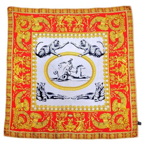 versace collection silk scarf|gianni Versace silk scarf.